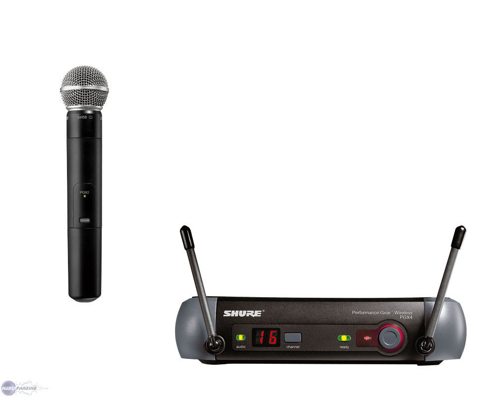 Location de micro main SHURE BLX 4 - SM 58 pour chant et présentation au  meilleur prix à Salon de Provence